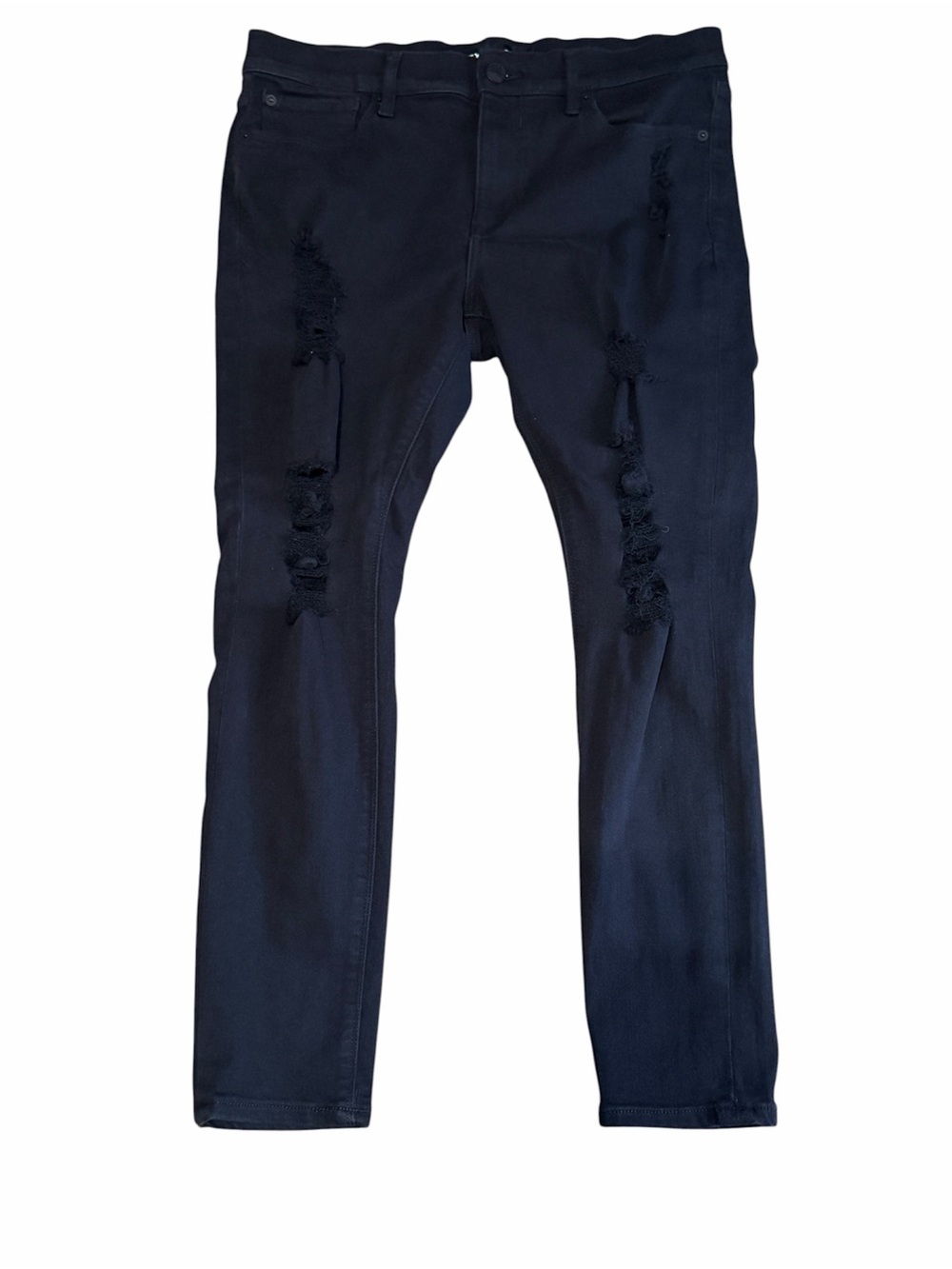 Express Women's Black Distressed Jeggings